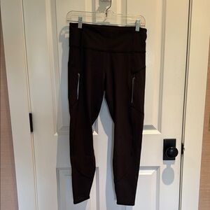 Athleta Rainer Black Legging/tight